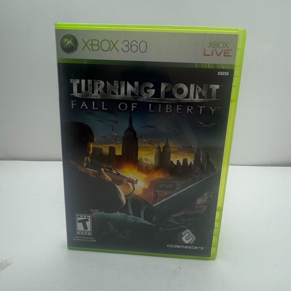 Turning Point: Fall Of Liberty X360 (Microsoft Xbox 360, 2008) No Manual